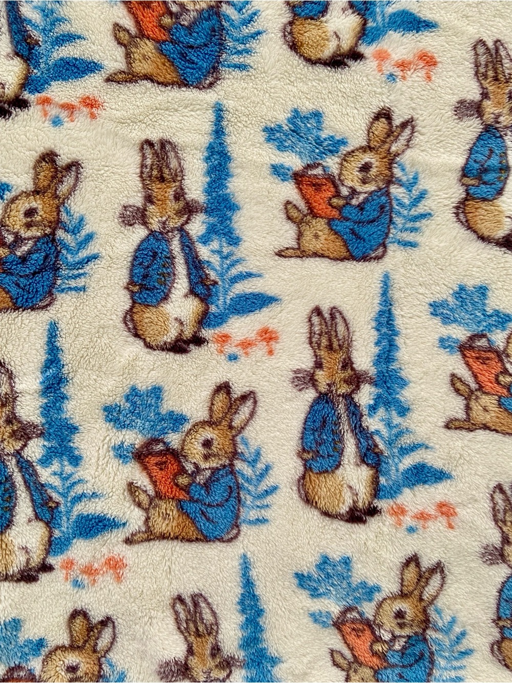 Peter Rabbit Reading Decorative Throw Beatrix Potter Easter Spring Throw - Picture 6 of 11